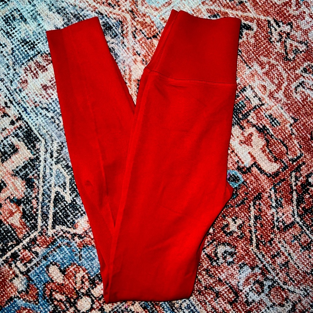 Red Fabletics Sculptknit Leggings